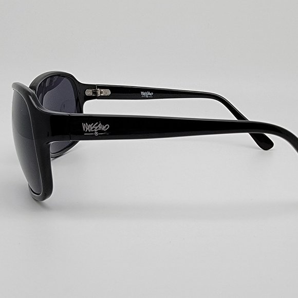 Mossimo 106652 001 Black Frame Black Lens Sunglasses 60-16-116 - Picture 3 of 12